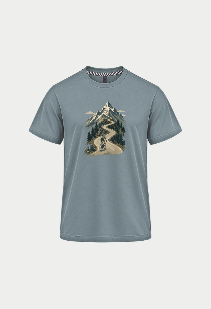 Print-T-Shirt Chasing Summits aus Modal und Baumwolle