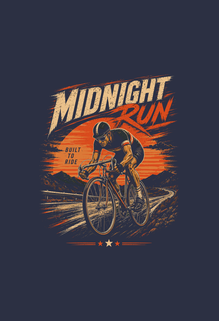 Print T-Shirt Midnight Run