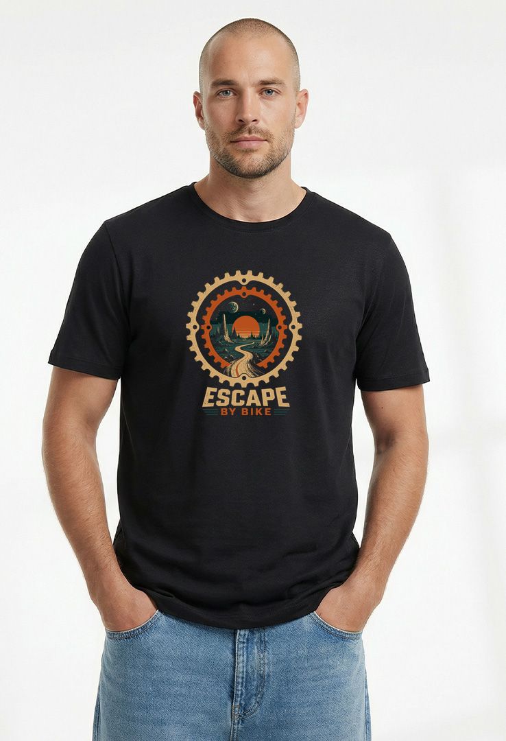 Print T-Shirt Ecape by bike