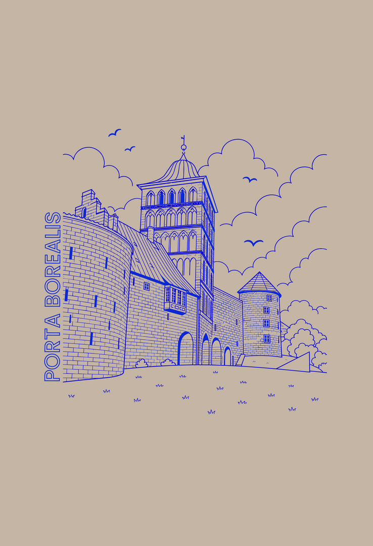 Print-T-Shirt Porta Borealis