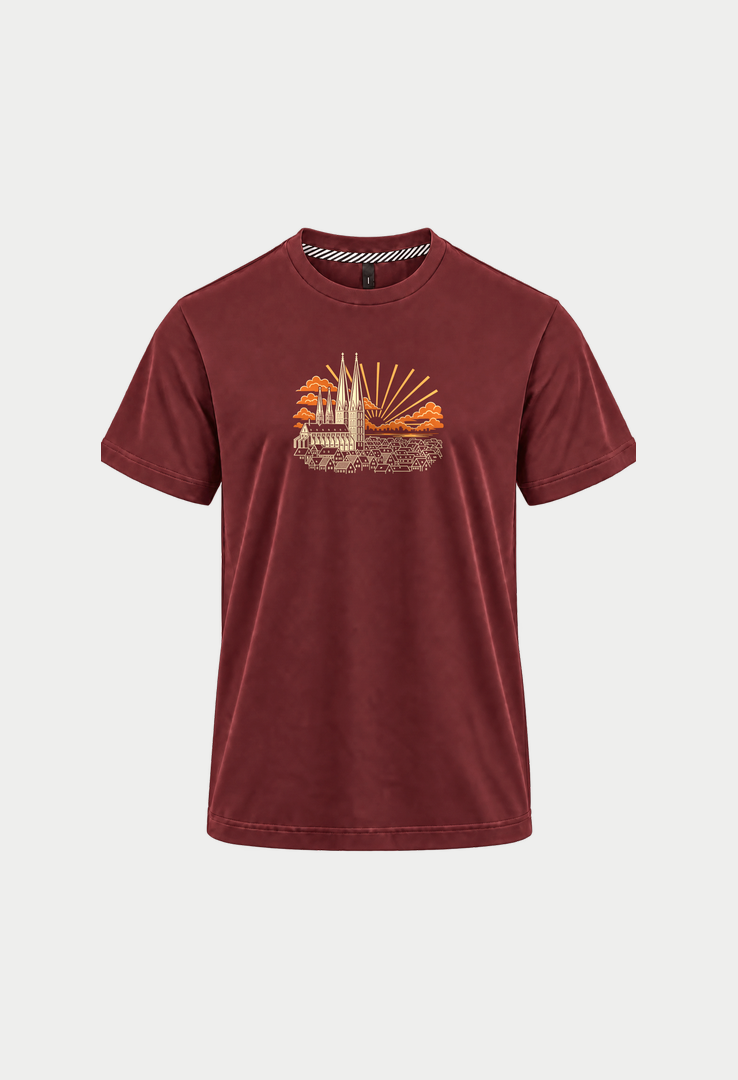 Print-T-Shirt Sonnenuntergang Lübeck