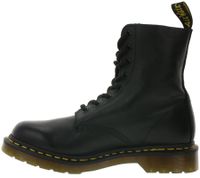 Dr. Martens 1460 Echtleder-Stiefel komfortable Schnür-Schuhe mit gelben Nähten 13512006 Schwarz