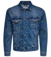 ONLY & SONS Coin Life men s denim jacket timeless leisure jacket 22010451 Blue