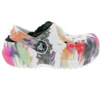 chaussures crocs classiques doublées tie-dye pour enfants sabots doublés avec double crocs confort coloré