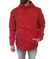 AUTORITÉ DU PARC par K1X | Kickz Monochrome Coach Jacket Veste d entraînement pour homme Hardshell 1161-1101/6600 Rouge