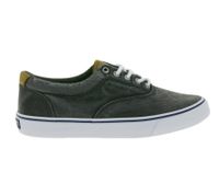 SPERRY Bahama Striper II Cvo Men s Wave Siping Canvas Sneaker STS22513 Washed Black