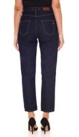 LTB Victoria jean droit femme pantalon en denim délavé rincé 51366 14678 082 bleu foncé