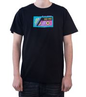 BAD+MAD Tokio Tee T-shirt en coton pour homme avec divers imprimés chemise à col rond BMTR00X en noir ou blanc
