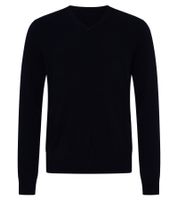 KKS STUDIOS Pull col V pour homme en pur cachemire KK2350 26034 Marine