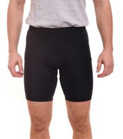 F2 Race Herren Fahrrad-Hose mit Rückentasche Mountainbike-Hose mit High-Performance-Sitzpad Radler-Hose 6557 2038 Schwarz