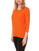 BOYSEN´S Damen Basic-Shirt 3/4 Arm mit Gummizug 87580407 Orange