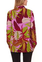 Aniston CASUAL women s leisure blouse with a floral pattern, slip-on blouse 13010835 pink/multicolored