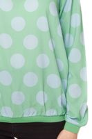Chemise chemisier femme Aniston all-over avec imprimé à pois, près du corps 37847721 vert/bleu