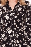 Aniston SELECTED Kleid luftiges Damen Sommer-Kleid mit Allover Blumen-Print 42093138 Schwarz/Braun