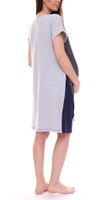 nine 9 months women's maternity dress asymmetrical pregnancy dress 32879759 grey/blue