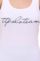 TOM TAILOR Conjunto de camiseta camisa de verano para mujer y top de algodón 34300140 blanco/azul/rojo