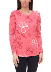 Felpa KangaROOS maglione da donna in cotone con diverse stampe 61261202 rosa/rosso