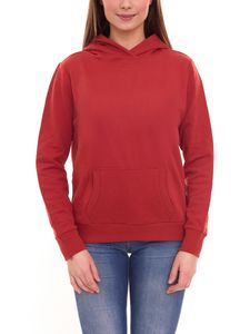 Maglia da donna Tamaris in cotone con cappuccio e tasca a marsupio 29289356 Ruggine