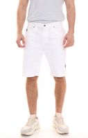 U.S. POLO ASSN. Abel Men's Chino Shorts Sustainable Cotton Bermuda Shorts Large Size 157 59799 52940 401 White
