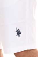 U.S. POLO ASSN. Abel Men's Chino Shorts Sustainable Cotton Bermuda Shorts Large Size 157 59799 52940 401 White