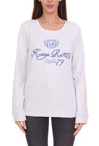KangaROOS women s pullover fashionable sweat shirt with logo print on the front 47524269 light gray