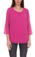 Blusa estiva alla moda da donna Aniston SELECTED con maniche a 3/4 16113300 viola