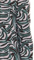 Aniston SELECTED miniabito donna con stampa all over a maniche lunghe 88938605 nero/verde/beige