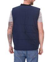 11 PROJECT PURlle men s puffer vest with quilting outdoor vest 20715253 ME 194024 dark blue