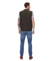 11 PROJECT PURlle men s puffer vest with quilting outdoor vest 20715253 ME 190509 dark green