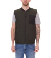 11 PROJECT PURlle men s puffer vest with quilting outdoor vest 20715253 ME 190509 dark green
