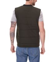 11 PROJECT PURlle men s puffer vest with quilting outdoor vest 20715253 ME 190509 dark green
