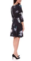melrose women s mini dress with all-over floral print short sleeve 20539817 black/colorful