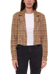 Aniston CASUALS women s blazer short blazer with decorative buttons 96699747 green/colorful