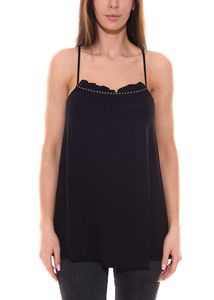 top da donna Melrose con rivetti spalline sottili 32530531 nero