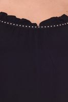 melrose Damen Top mit Nietenbesatz Spaghetti-Träger Top 32530531 Schwarz