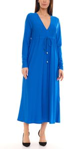 Aniston CASUAL abito estivo da donna maxi abito a maniche lunghe 49417724 blu