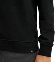 INDICODE Forzo men s cotton hoodie sustainable hooded sweater with large front print 55-581MM 999 Black