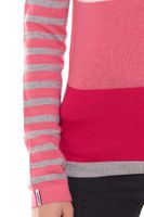 KangaROOS women s cardigan fine knit jacket in color block design pink/gray or blue/pink