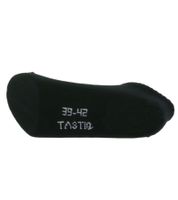 6 paires de chaussettes baskets TASTIQ, chaussettes simples en coton dans une boîte cadeau, chaussettes de sport, noir