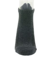 6 Paar TASTIQ Damen & Kinder Sneaker-Socken schlichte Baumwoll-Socken in Geschenkbox Sport-Socken Grau