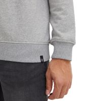 INDICODE IDForz men s cotton pullover crew neck sweater with large front print 55582MM Black, gray or blue