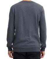 INDICODE IDForz men s cotton pullover crew neck sweater with large front print 55582MM Black, gray or blue