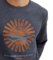 INDICODE IDForz men s cotton pullover crew neck sweater with large front print 55582MM Black, gray or blue