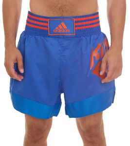 adidas Thaibox shorts kickboxing shorts for men and women sports shorts ADISKB02_A blue/orange