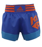adidas Thaibox shorts kickboxing shorts for men and women sports shorts ADISKB02_A blue/orange
