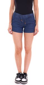 ALIFE AND KICKIN women's fashionable summer shorts polka dot cotton shorts 10095816 Blue