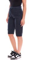 PLEASE women's fabric shorts with ties Bermuda 58839834 Navy