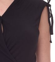 2er Pack AJC Damen Sommer-Kleid Maxi-Kleid mit floralem Allover-Print und schlichtes Mini-Kleid 25760756 Schwarz/Blau