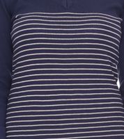 AjC ladies sweater dress striped midi dress knitted dress 10089317 blue