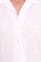 Pack of 2 AjC blouses, airy women's shirt blouses in two colors with button placket blue/white